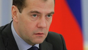 Приезд Д. Медведева в Череповец 26 октября 2012 на открытие производства карбамида Фосагро, фото