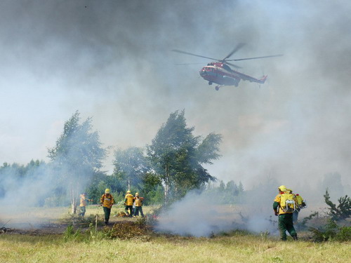 противопожарные учения в Вологодской области, Череповец