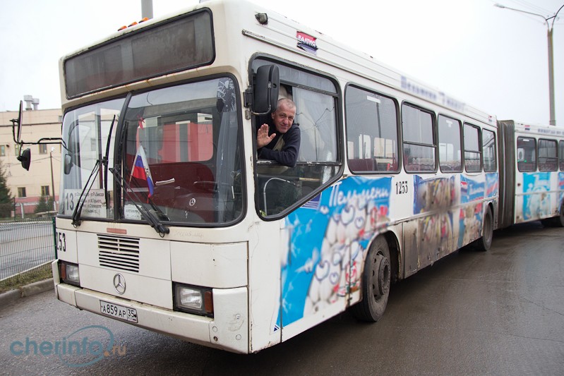 водитель автобуса из Черепоца получил награду