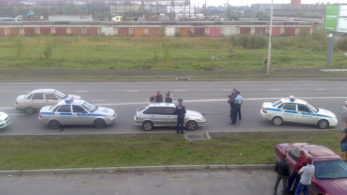 Погоня за машиной 24 августа в Череповце