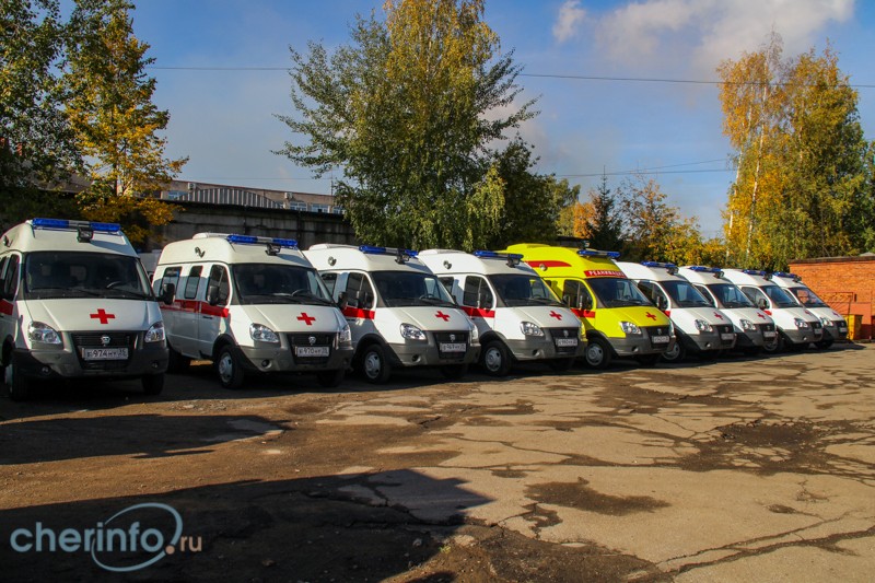 26 новых машин скорой помощи поступили в Череповец