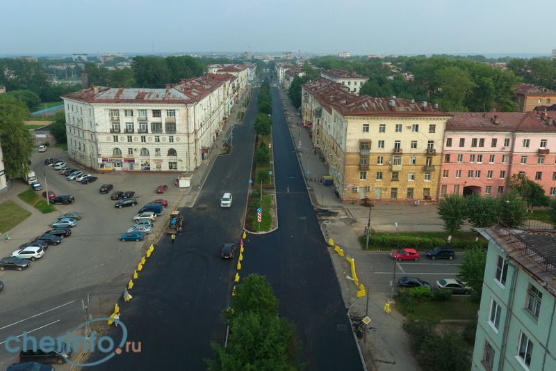 В Череповце открылась после ремонта улица Металлургов 26 июля 2016 года