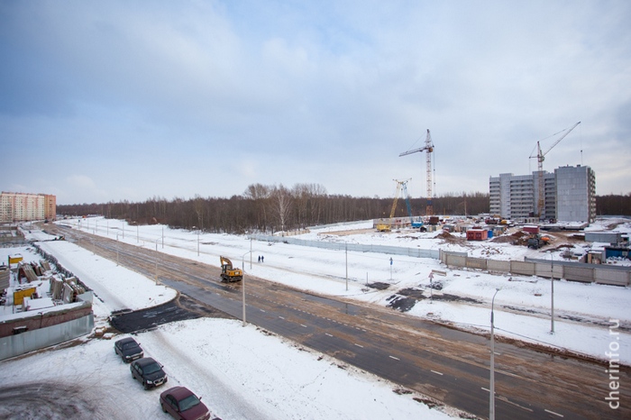 В Череповце 03.11.2016 открылось движение на новом отрезке улицы Монтклер
