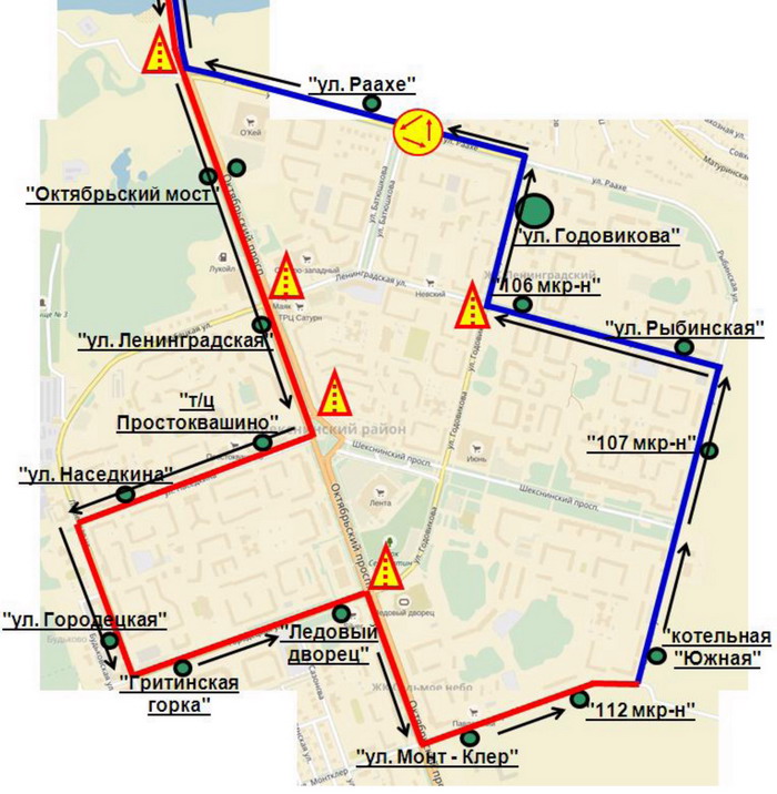 Череповецкая автоколонна № 1456 предложила новую схему 13-го маршрута