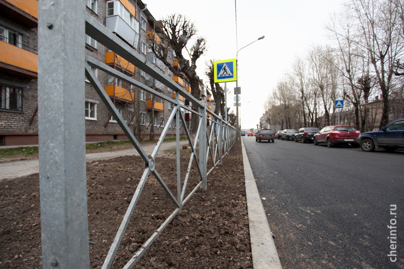 В Череповце завершили ремонт улицы Гагарина