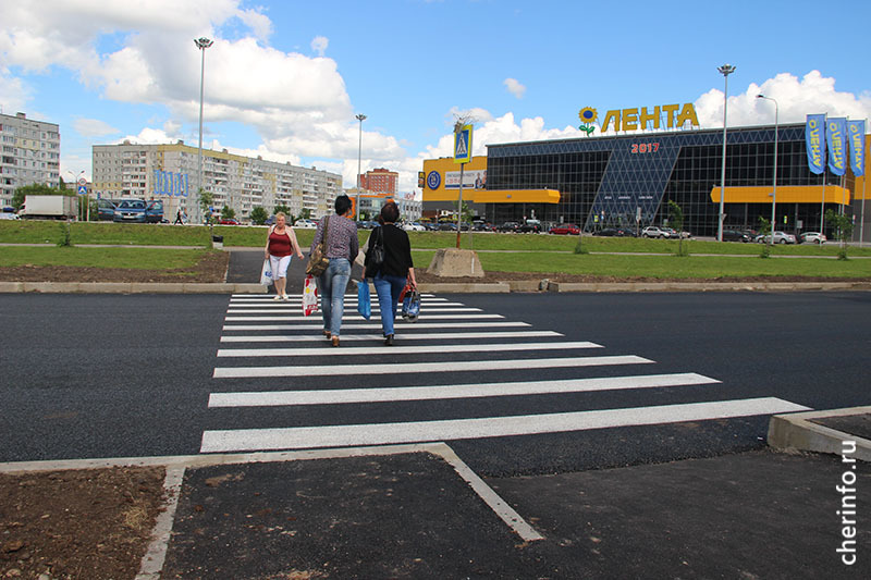 Пешеходный переход на "кольце" в зашекснинском перенесли