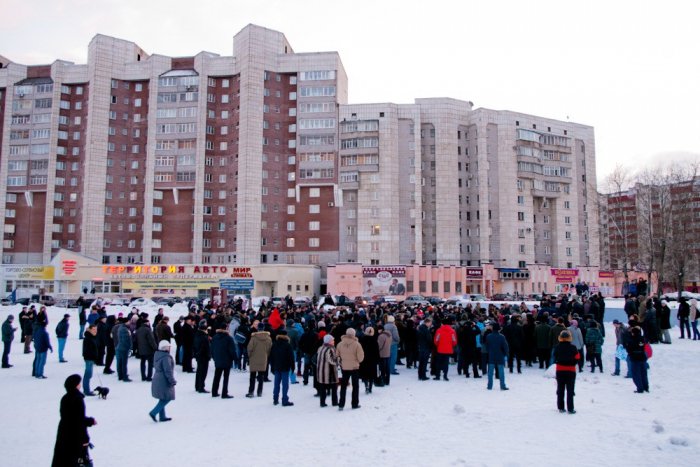 Пикет "За честные выборы!", общий вид