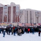 Пикет "За честные выборы!", общий вид