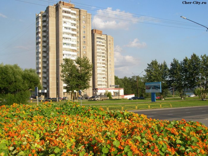 16-этажки у Октябрьского моста