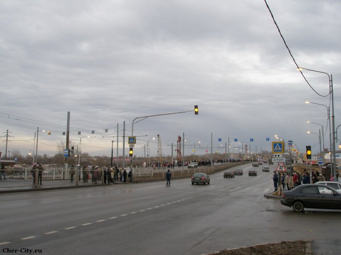 Открытие Ягорбского моста, вид с ул. Набережной