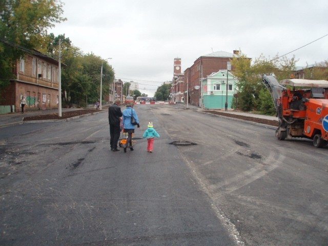 новый участок улицы Ленина Череповец сентябрь 2011