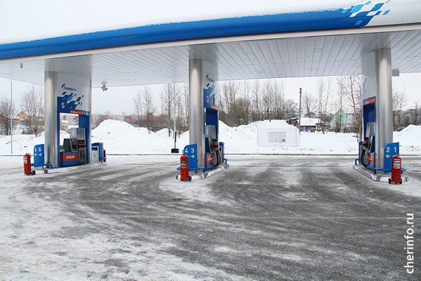 Первая АЗС "Газпром нефть" открылась на улице Олимпийской в Череповце