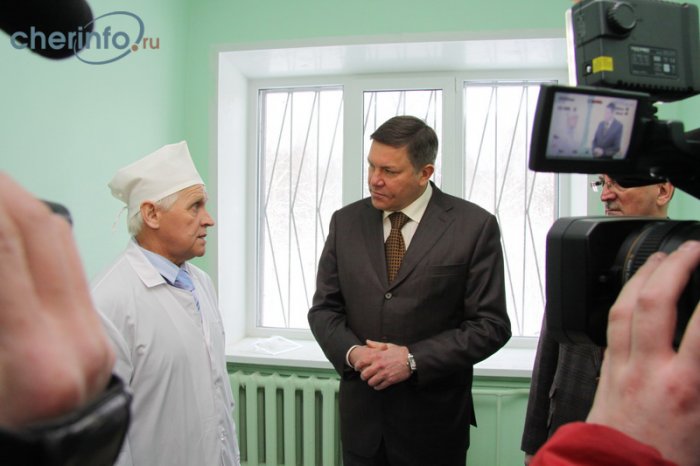 Визит губернатора Олега Кувшинникова в Череповецкий район - врачи Визит губернатора Олега Кувшинникова в Череповецкий район - врачи