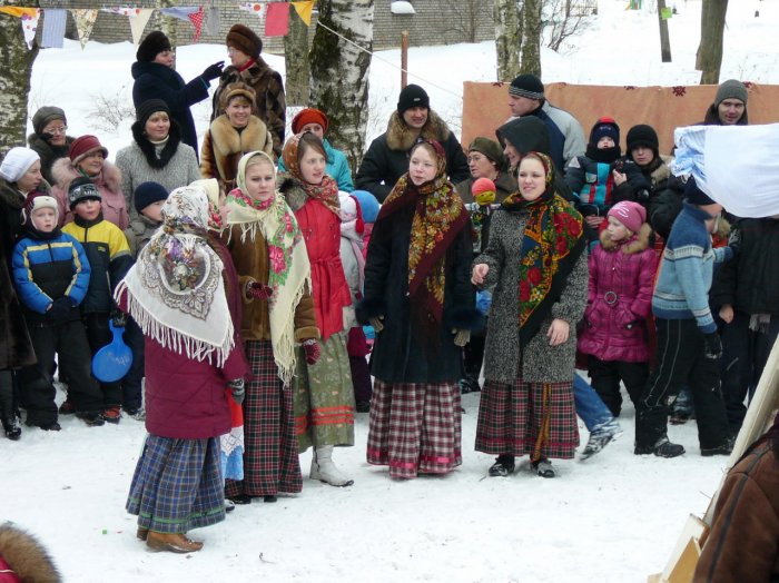 Масленица. Девочки