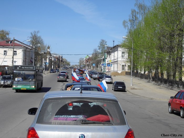 Автопробег 9 мая 2011, начало Автопробег 9 мая 2011, начало