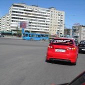 Автопробег 9 мая 2011, Красноармейская площадь